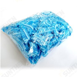 100pcs Individual Package Disposable PE Bath Shower Caps Waterproof Dustproof Shower Bag Bath Protective Strip Caps for Spa Hair Salon 100pcs Individual Package Disposable PE Bath Shower Caps Waterproof Dustproof Shower Bag Bath Protective Strip Caps for Spa Hair Salon