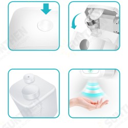 1.1L Soap Dispenser Auto Foam Hand Washer Non-Touch Induction Foaming Washer Device 1.1L Soap Dispenser Auto Foam Hand Washer Non-Touch Induction Foaming Washer Device