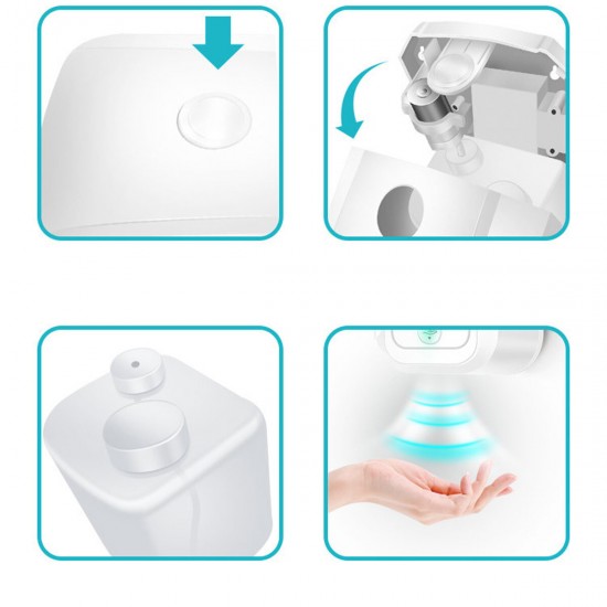 1.1L Soap Dispenser Auto Foam Hand Washer Non-Touch Induction Foaming Washer Device