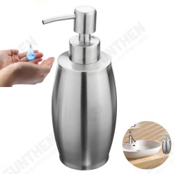 12.68OZ/375ML Hand Soap & Lotion Pump Dispenser Liquid Shampoo Container Stainless Steel for Home Hotel Kitchen or Bathroom 12.68OZ/375ML Hand Soap & Lotion Pump Dispenser Liquid Shampoo Container Stainless Steel for Home Hotel Kitchen or Bathroom