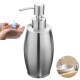 12.68OZ/375ML Hand Soap & Lotion Pump Dispenser Liquid Shampoo Container Stainless Steel for Home Hotel Kitchen or Bathroom