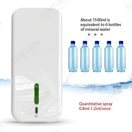 1500ML Automatic Infrared Sensor Touchless Foam/Spray Liquid Soap Dispenser