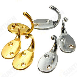 3Pcs Hat Clothes Door Wall Bathroom Towel Single Hook Hanger 3Pcs Hat Clothes Door Wall Bathroom Towel Single Hook Hanger