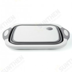 4 in 1 Foldable Multifunctional Board Tool Fruit Vegetables Sink Drain Storage Basket