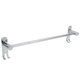 50cm Stainless Steel Bath Shelf Wall Mounted Towel Rail Rack Single Double Shelf for Bathroom Storage