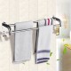 50cm Stainless Steel Bath Shelf Wall Mounted Towel Rail Rack Single Double Shelf for Bathroom Storage