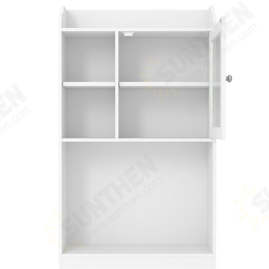 59X18.8X179 Bath Cabinet Toilet Bathroom Space Saver Storage Cabinet White