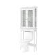 66*22*165cm Over the Toilet Storage Cabinet Bathroom Shelves Organizer Space Saver Bath Rack