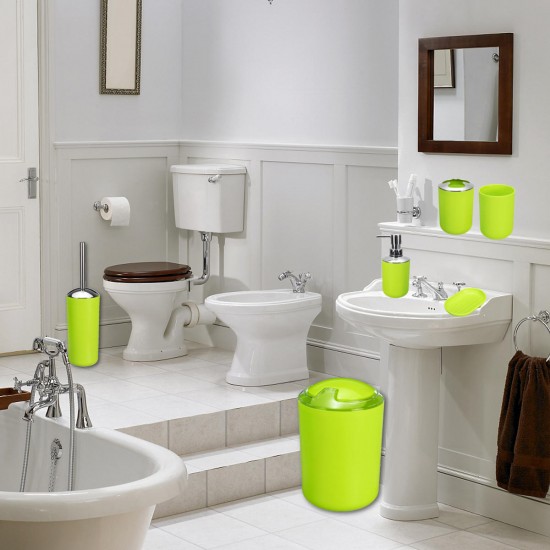 6Pcs Bathroom Accessories Set Storage Black Soap Dispenser Toothbrush Holder Home Decor Accessories