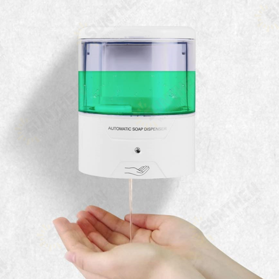 700ML Automatic Sensor Soap Foam Liquid Dispenser Touch Wall Mounted Soap Sanitizer Pump