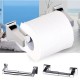 Aluminum Alloy Roll Paper Shelf Holder Telescopic Tissue Storage Organizer