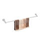 Aluminum Double Single Shelf Wall Mounted Towel Holder Bathroom Rack