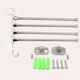 Bathroom Kitchen Wall Mounted Rotating Towel Rack Storage Hold