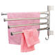 Bathroom Kitchen Wall Mounted Rotating Towel Rack Storage Hold