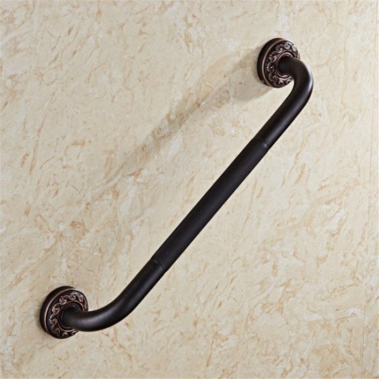Black Bronze Wall Mounted Towel Rail Bar Grab Support Safety Handle