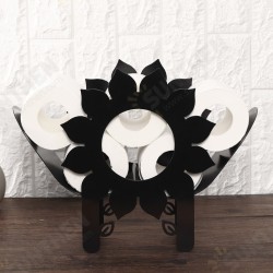 Black Cow Elk Sun Flower Toilet Roll Holder Paper Bathroom Standing Storage Black Cow Elk Sun Flower Toilet Roll Holder Paper Bathroom Standing Storage