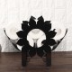 Black Cow Elk Sun Flower Toilet Roll Holder Paper Bathroom Standing Storage