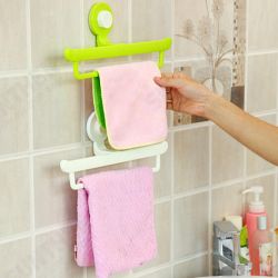 Creative Magic No Trace Sucker Bathroom Towel Hanging Rack Creative Magic No Trace Sucker Bathroom Towel Hanging Rack