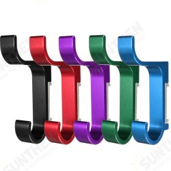 Double Layers Colorful Space Alumimum Wall Mounted Clothes Towel Robe Hook Sundries Hanger Double Layers Colorful Space Alumimum Wall Mounted Clothes Towel Robe Hook Sundries Hanger