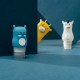 Home Bathroom Silicone Cute Animal Shape Portable Travel Shower Lotion Storage Bottles