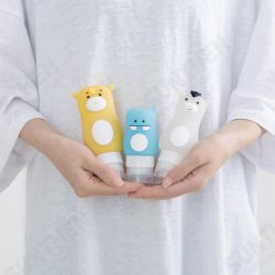 Home Bathroom Silicone Cute Animal Shape Portable Travel Shower Lotion Storage Bottles Home Bathroom Silicone Cute Animal Shape Portable Travel Shower Lotion Storage Bottles