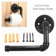 Industrial Rustic Style Iron Pipe Wall Mount Toilet Tissue Paper Roll Holder Towel Bar