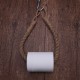 Industrial Towel Ring Holder Steampunk Hemp Rope Vintage Toilet Roll Tissue Holder