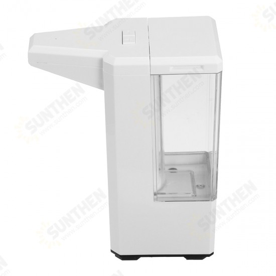 500ml Automatic Induction Alcohol Spray Hand Sanitizer Dispenser Humanized Design IPX4 Waterproof Touchless Soap Dispenser