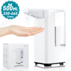 500ml Automatic Induction Alcohol Spray Hand Sanitizer Dispenser Humanized Design IPX4 Waterproof Touchless Soap Dispenser 500ml Automatic Induction Alcohol Spray Hand Sanitizer Dispenser Humanized Design IPX4 Waterproof Touchless Soap Dispenser