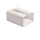 Japanese Style Portable Traceless Toilet Paper Holder Household Tissue Box Plastic Toilet Towel Holder-White