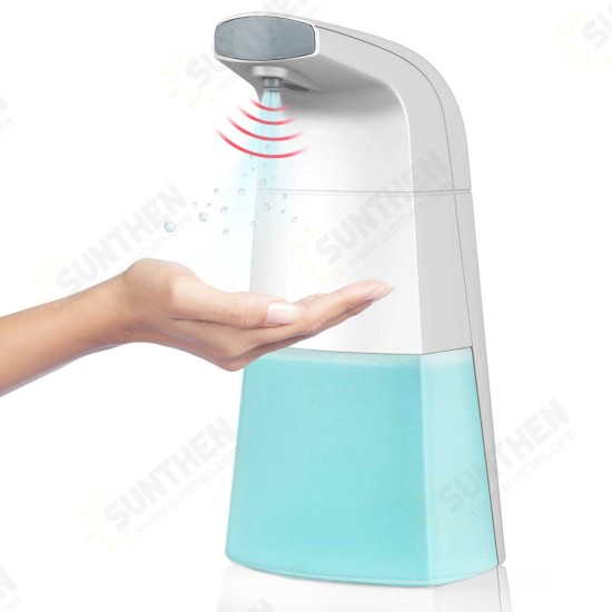 Automatic Alcohol Sprayer Automatic Hand Soap Sprayer Dispenser Auto Liquid Hand Wash Soap Dispenser Infrared Motion Sensor Touchless 300ml Soap Dispenser For Home School Hotel White