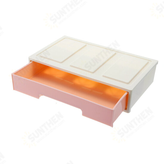 Jewelry Vanity Case Box Organizer Makeup Cosmetic Nail Storage Case Display W / Drawer