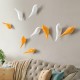 KC-488 Bird Shape 3D Wall Hooks Resin Bird Decoration Coat Towel Hook Single Wall Hanger