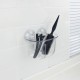 KC-FT88 Double Strong Vacuum Suction Cup Storage Box Rack Bathroom Shelf Wall Stand Rack