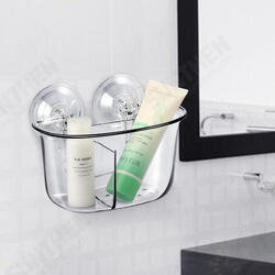 KC-FT88 Double Strong Vacuum Suction Cup Storage Box Rack Bathroom Shelf Wall Stand Rack KC-FT88 Double Strong Vacuum Suction Cup Storage Box Rack Bathroom Shelf Wall Stand Rack