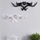 Love Vintage Deer Antler Wall Hanger Decoration Coat Hook And Hat Rack 4 Color Holder