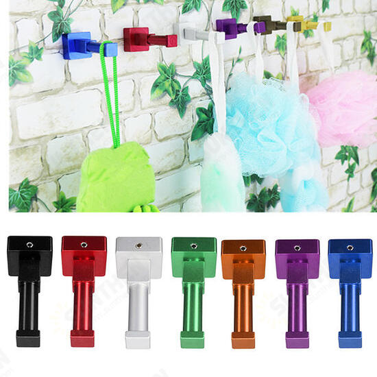 Multi-colors Space Alumimum Bathroom Towel Hook Clothes Hanger Holder