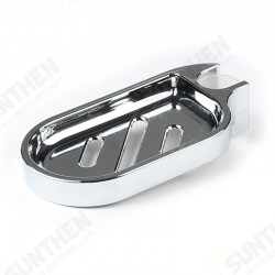 Soap Dish Adjustable Shower Rail Slide Soap Plates Smooth Bathroom Storage Holder