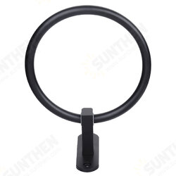 Space Aluminium Hand Round Towel Hanging Ring Wall Mounted Bathroom Rack Holder Space Aluminium Hand Round Towel Hanging Ring Wall Mounted Bathroom Rack Holder
