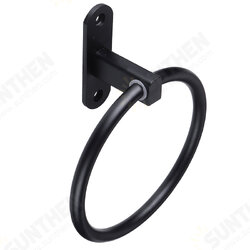 Space Aluminium Hand Round Towel Hanging Ring Wall Mounted Bathroom Rack Holder Space Aluminium Hand Round Towel Hanging Ring Wall Mounted Bathroom Rack Holder