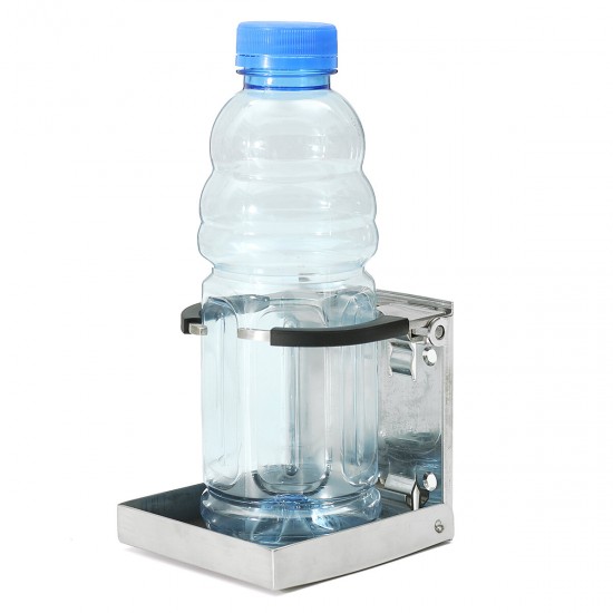 Stainless Steel Adjustable Folding Drink Cup Holder Water Bottle Holder for Marine/Boat/Car/Caravan