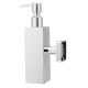 Stainless Steel Hand Soap Dispenser Liquid Bottle Holder Wall Mounted Bathroom Storage