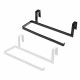 Stainless Steel Roll Paper Rack Restaurant Kitchen Cabinet Door Back Type Towel Cloth Rack Hanger