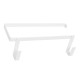 Stainless Steel Roll Paper Rack Restaurant Kitchen Cabinet Door Back Type Towel Cloth Rack Hanger