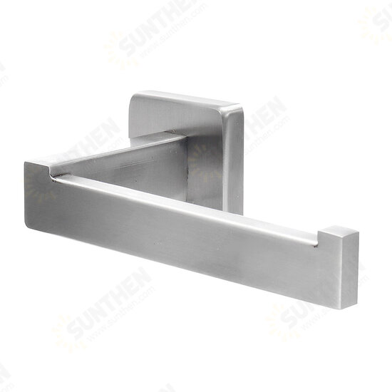 Stainless Steel Toilet Paper Holder Storage Shelf Wall Mounted Bathroom Rack