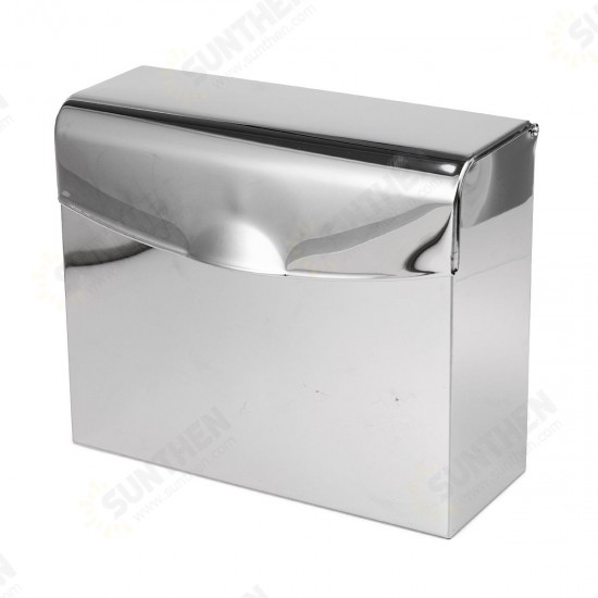 Stainless Steel Towel Dispenser Toilet Paper Holder Kitchen Bath Shelf Holder