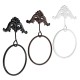 Stainless Steel Wall Mounted Bathroom Toilet Hand Towel Ring Holder