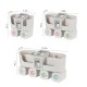 Toothbrush Holder Mulitfunction Wall Toothpaste Squeezer Dispenser for Bathroom Accessories Storage Rack