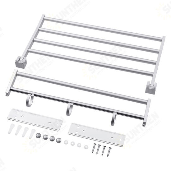 Towel Holder Aluminum Bath Kitchen Hanger Set Holder Bar Rail Towel Rack