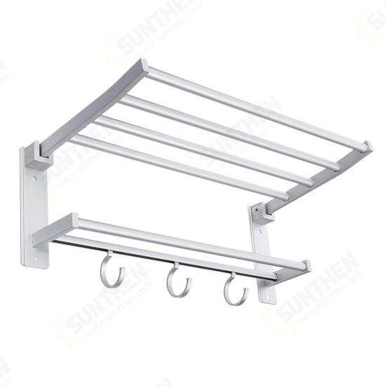 Towel Holder Aluminum Bath Kitchen Hanger Set Holder Bar Rail Towel Rack